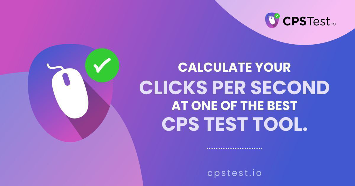 CPS Test - Check Clicks per Second